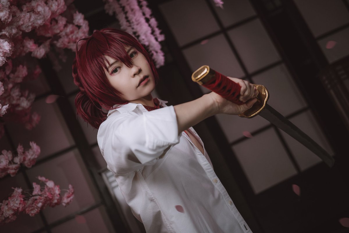 Hakuoyuki's tweet photo. 【コスプレ】
イケメン王子（イケプリ）/ カガリ＝アマガセ

🐱🌸 Kagari Amagase, 2nd Prince of Kogyoku

新キャラ追加おめでとう㊗
今から第4章へ..
彼らと紡ぐ愛の行方は――

Toward the awaited Act 4🌸

#イケシリコスプレ部 
#コスプレ #イケメン王子 #イケプリ #ikepri #ikemenprince #cosplay https://t.co/yPC7QZK38s