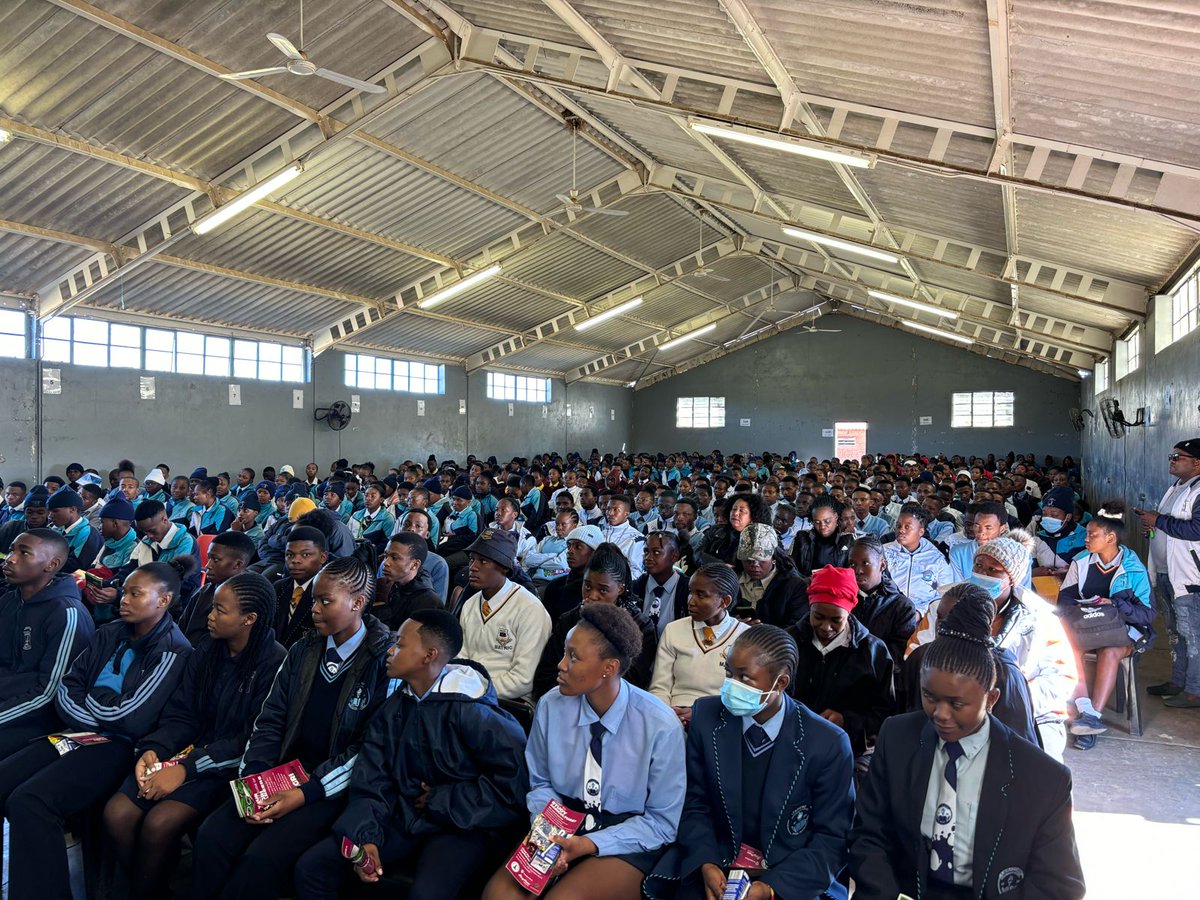 The Free State leg of our 2024 AgriCareers roadshow is underway! Eager learners are packed inside & outside. We're exploring agriculture study and career opportunities. AgriCareers has reached 90K learners. Tks to partners Standard Bank and AgriSETA for powering this initiative!