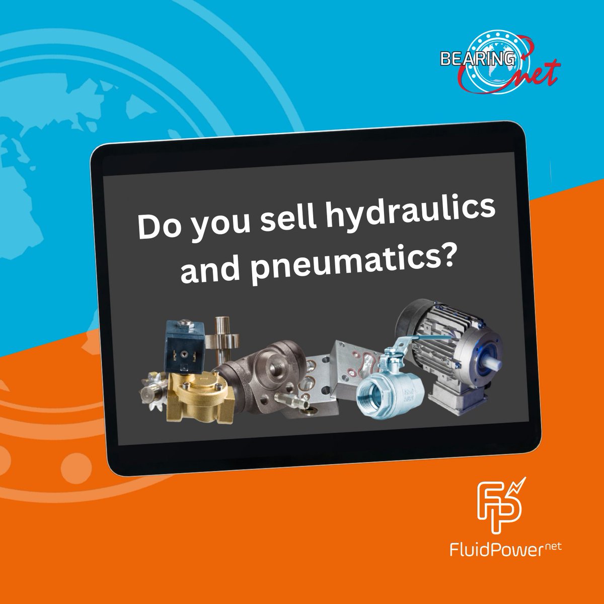 Do you sell hydraulics or pneumatics? FluidPowerNet is the place for you! Our sister company FluidPowerNet founded in 2018, allows fluid power distributors to trade with one another. Sign up now for your free trial: fluidpowernet.net/Trial #bearingnet #fluidpowernet