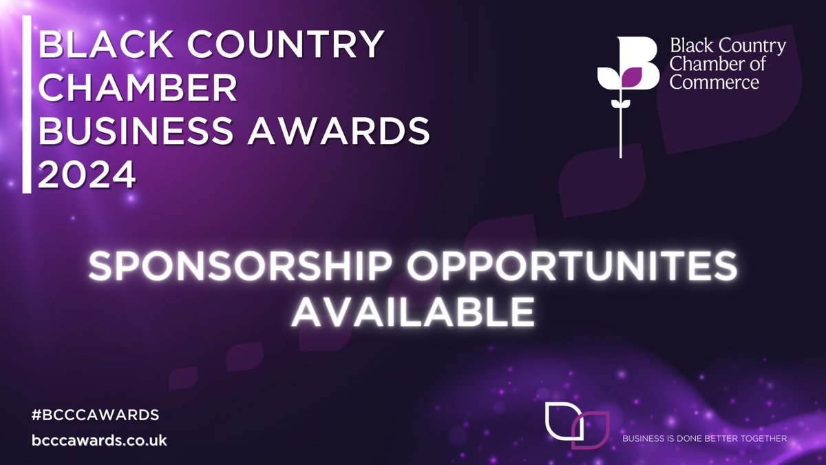 ✨Sponsorship opportunities for the #BlackCountry Chamber 2024 #Business Awards✨ Align your brand with the cream of our region's businesses by sponsoring individual categories or a number of packages to support the event 🤝 Find out more ➡️ loom.ly/ynhAAao