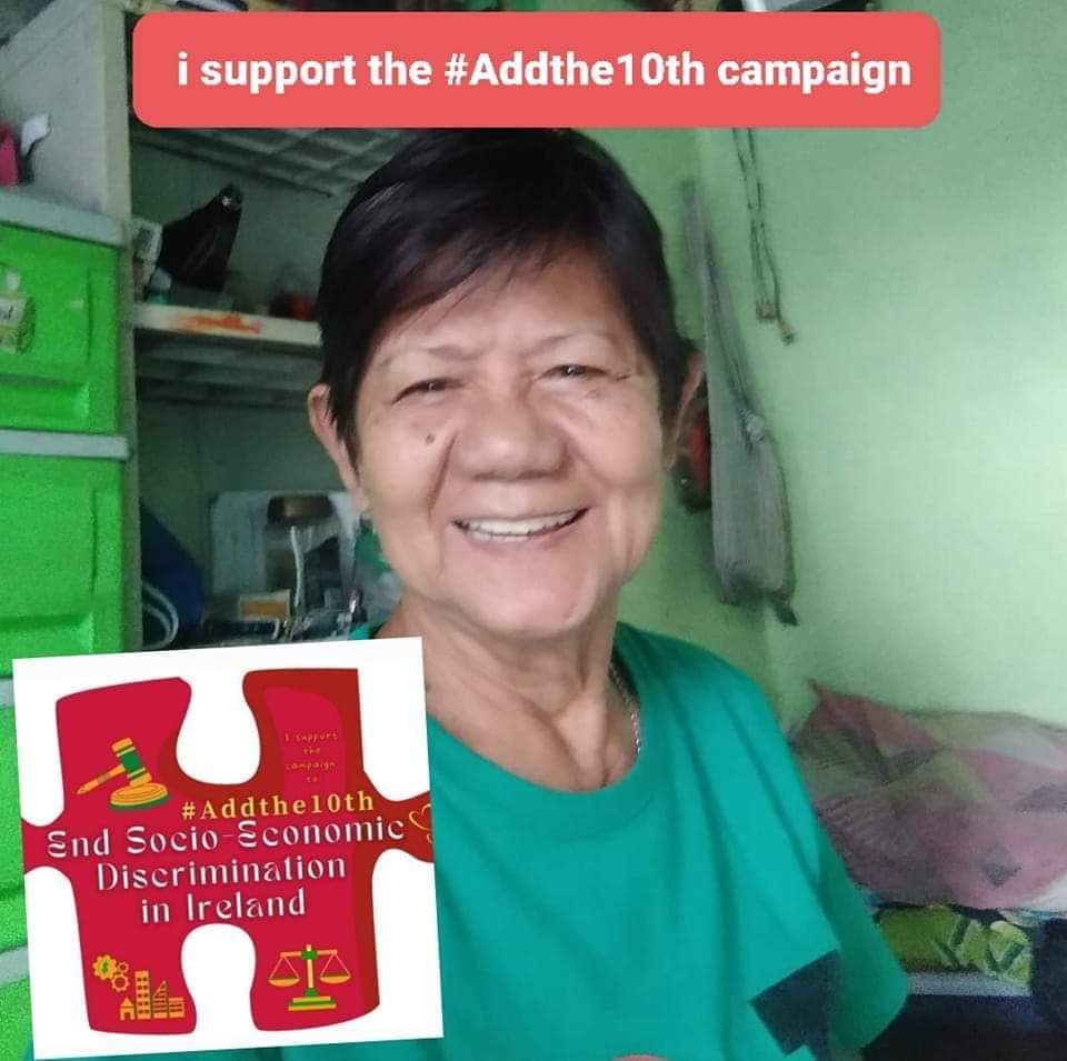 Lets ACT NOW, NOT SEPARATELY, BUT TOGETHER... I support of the #Addthe10th campaign ! Join the campaign: Take a photo with the 'missing piece' to show your support and post our thoughts with #Addthe10th here: atdireland.ie/wp/socio-econo…