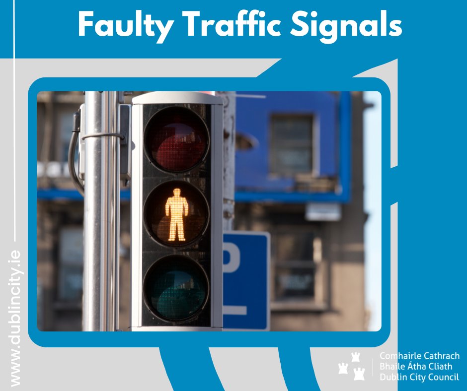 To report a fault with a traffic signal, please contact our 24-hour traffic control centre on this freephone number 1800 293949. Learn more; bit.ly/3Qg0Eqs #Trafficlights #Dublin