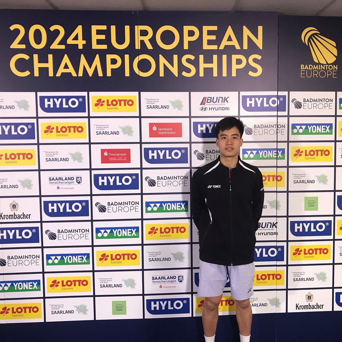 **Nguyen into last 16 of the 2024 European Championships** Nhat Nguyen 🇮🇪 has beaten 2023 European Games medalist Misha Zilberman 🇮🇱 21-16 21-10 to progress to the last 16 of the championships. 💪☘️