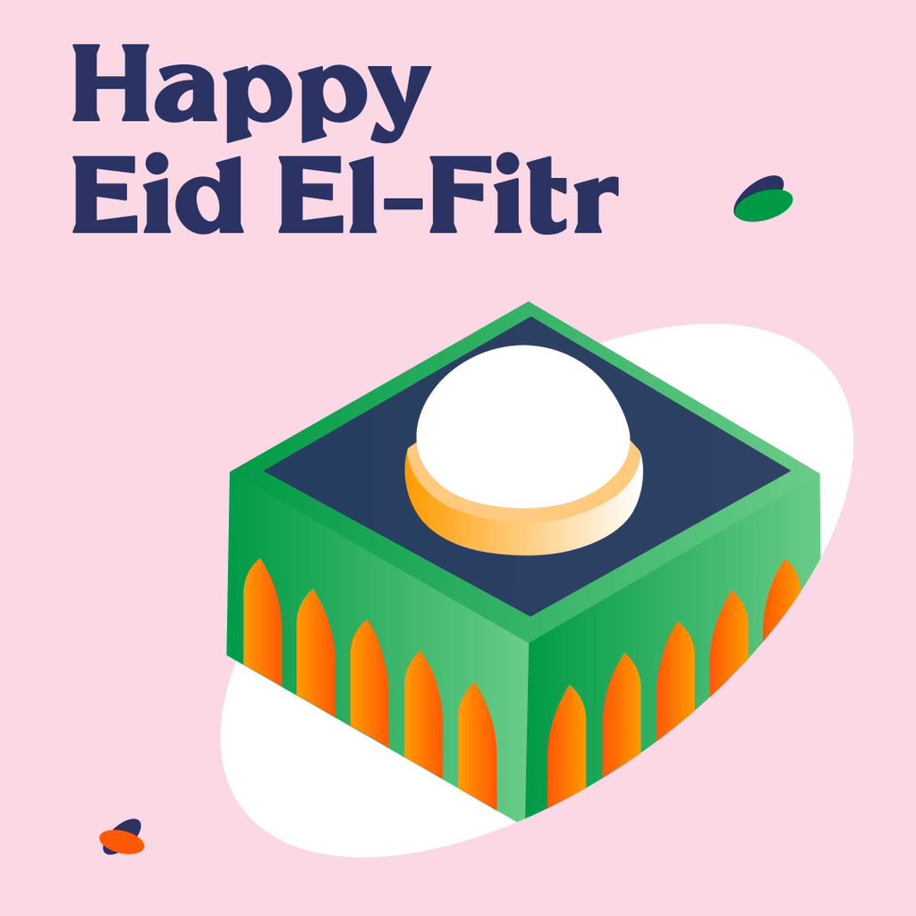 Eid Mubarak! May Allah bless you and your loved ones with happiness and prosperity as you celebrate 🎉