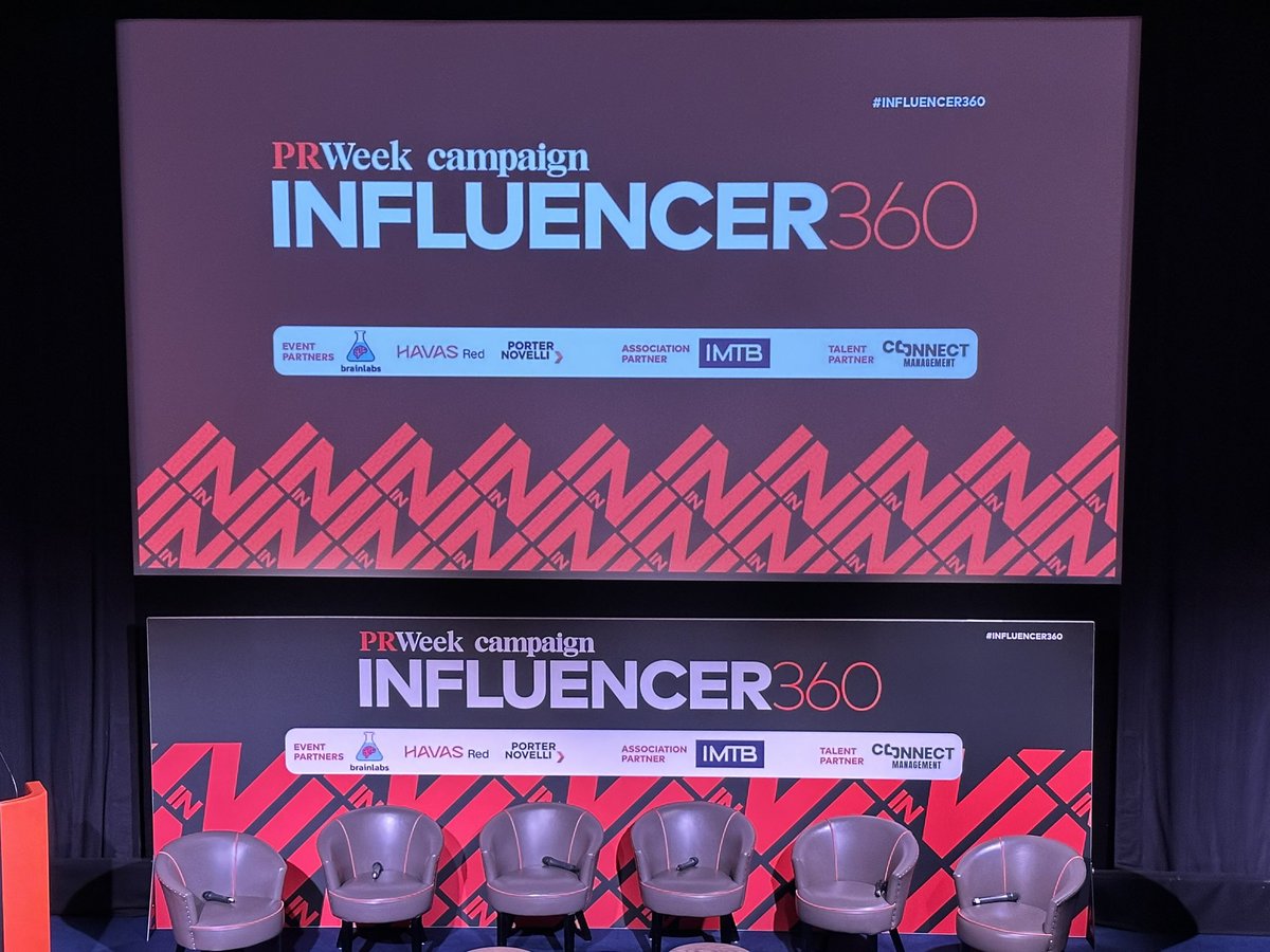 We’re getting ready for #Influencer360! Head over to our breakfast table and rub shoulders with your peers in PR