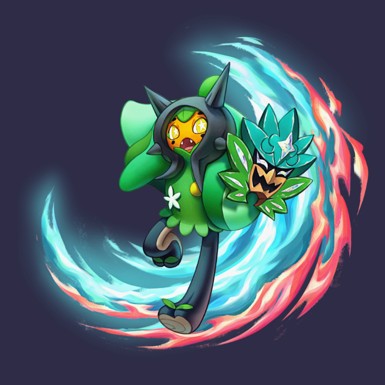 Lewchube's tweet photo. new art for the pokemon asia championships by Karmen Loh and its actually gorgeous wtf https://t.co/0toeYappUf