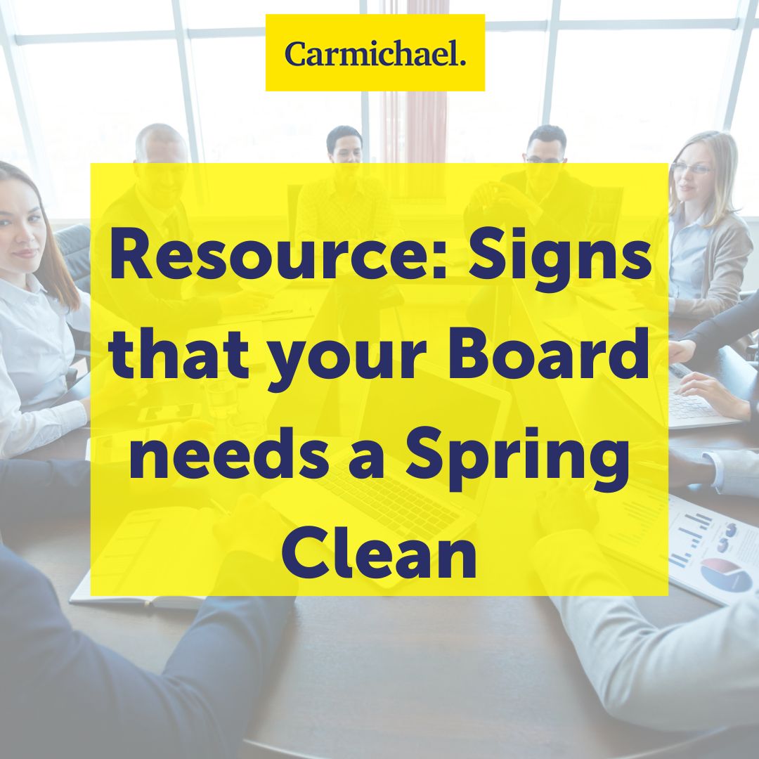 📄Free Resource: Signs that your #nonprofit Board needs a Spring Clean 🌷 ▶Read #resource 👇 carmichaelireland.ie/resources/seve…