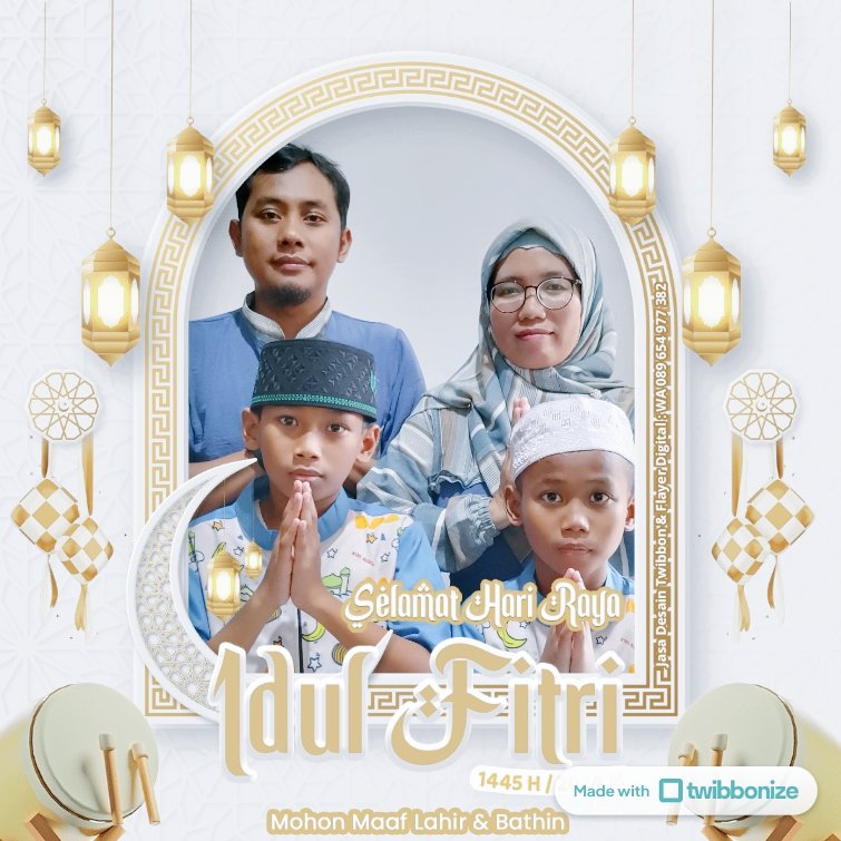 evi_riaz's tweet photo. تَقَبَّلَ اللَّهُ مِنَّا وَمِنْكُمْ
Selamat Hari Raya Idul Fitri 1445 H
Mohon Maaf Lahir &amp; Batin 

Evi Riazmoko &amp; Keleluarga https://t.co/otghy14Cx1