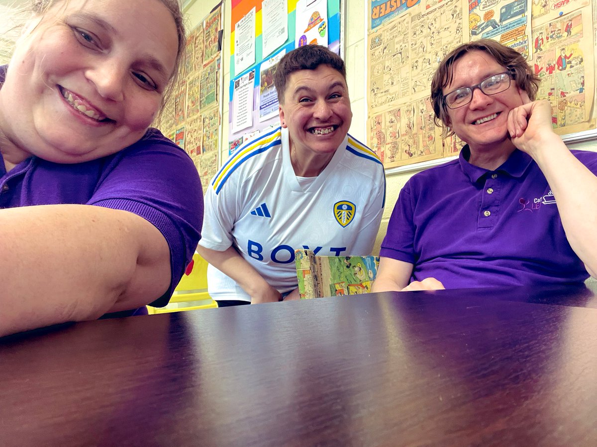 A busy day with excellent help from Jacob, Chantelle and Sapphire yesterday! We are back at it today plus another cooking group with @FareShareYorks ingredients! #Leeds #LearningDisabilities