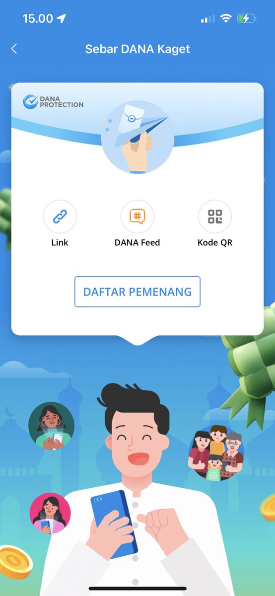 hubban99's tweet image. GASS KANN Mau Bagi Thr lagi lewat Dana Kaget untuk 5 orang :

Like + RT Pin Tweet di @BolaBolaAja 
Like Tweet ini + Reply : " Done " 

QR Dana Kaget dibagikan 16:30