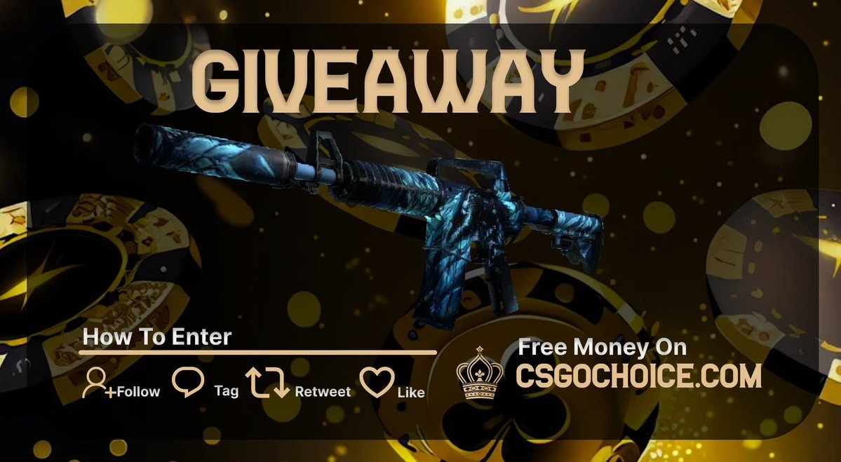 👑*REMINDER CS2 GIVEAWAY* 👑 M4A1-S | Nightmare (BS) $8* ✅Follow @csgochoicecom ✅Tag 1 friend ✅Like & retweet this post 🏆*Giveaway ends in 1 day*🏆 #CS2Giveaway #CS2 #Giveaways #CS2