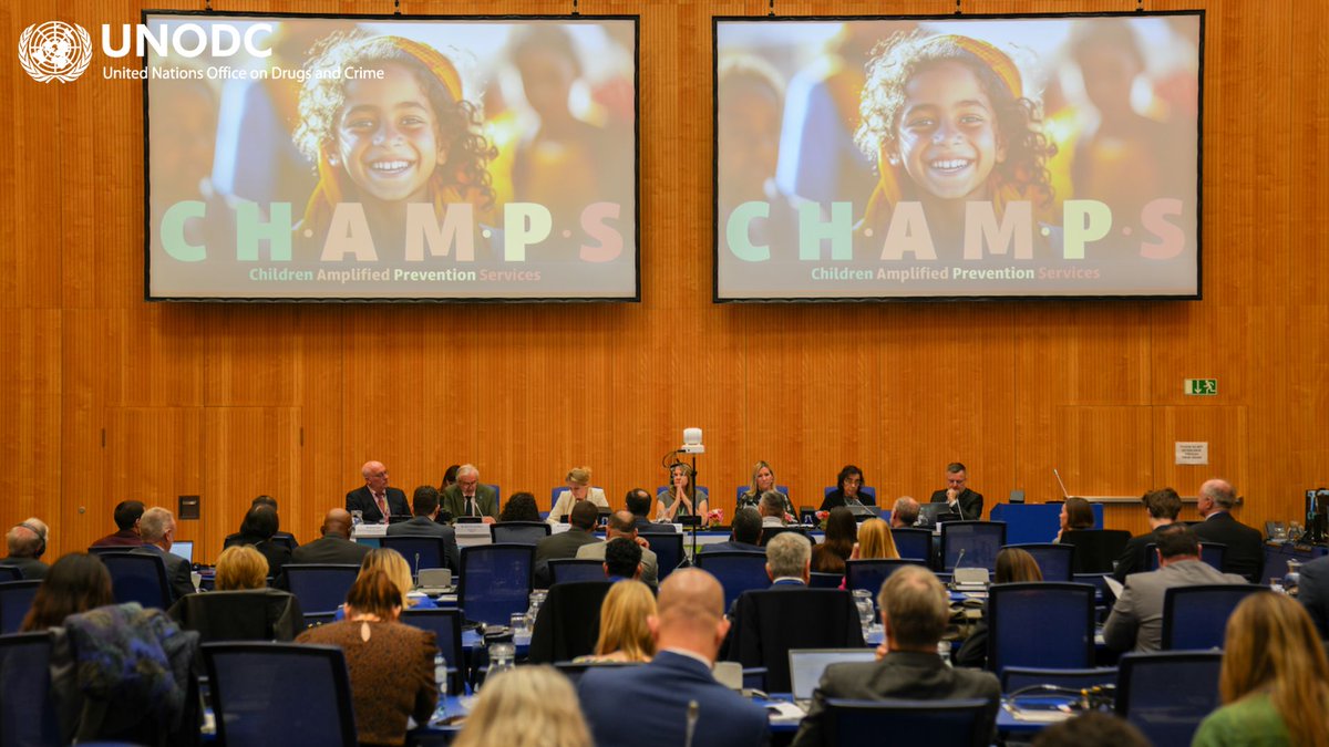 #TB to the high-level #CND67 showcased early prevention as a vital human right investment. With science-driven interventions, CHAMPS empowers children as #prevention champions. Let's unite to prioritize prevention for our children's health & future!🏆 unodc.org/unodc/preventi…