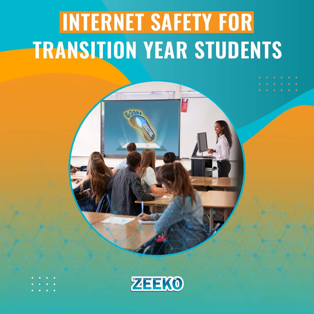 As students progress through secondary school their online activity increases. Implementing Internet Safety into the Transition Year is a great way to ensure great way to ensure that students are well-prepared to navigate the online world safely and responsibly. 💻 

#zeeko