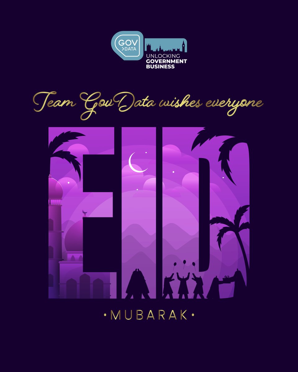 Eid Mubarak from the GovData team to all who celebrate 🌙✨

We extend our warm wishes to everyone for a joyful Eid al-Fitr.

#eidmubarak #eidalfitr