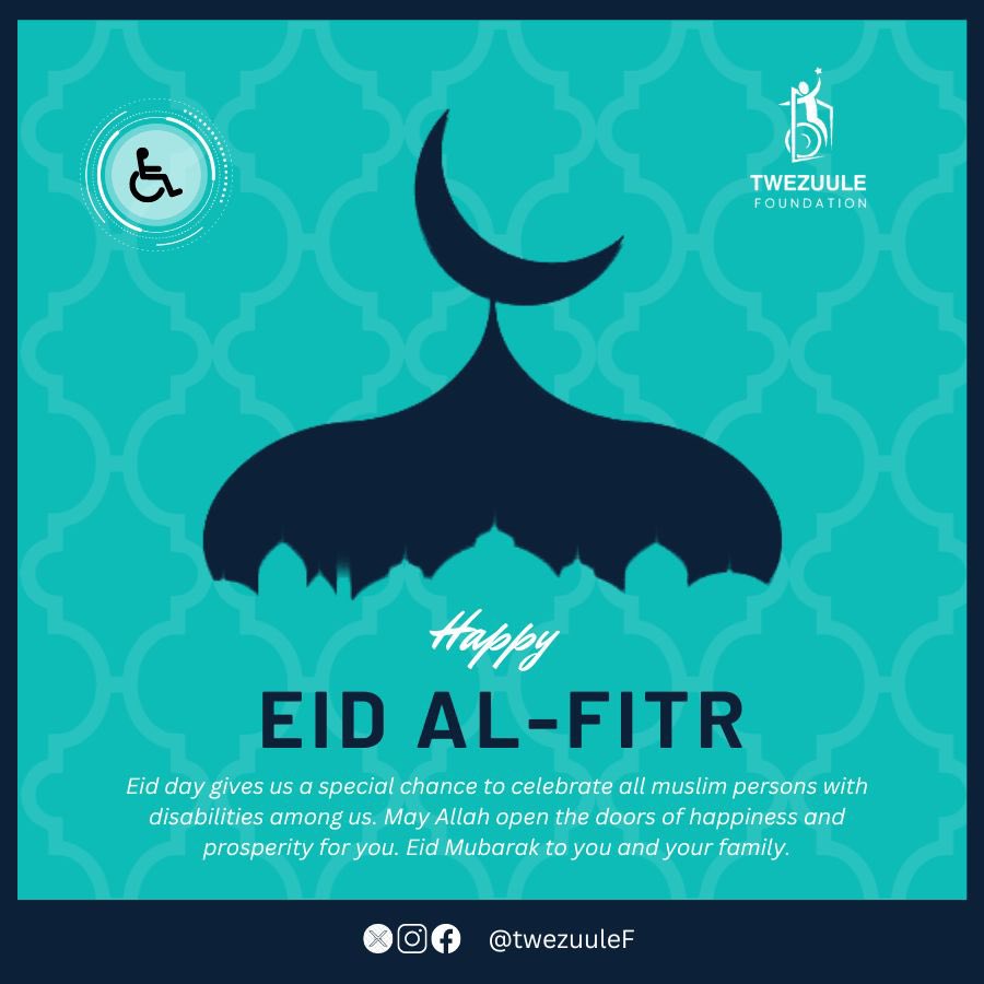 Eid Mubarak To all our Muslim brothers and sisters may the almighty Allah reward you many returns for your fasting ! #Eidmubarak2024 #TwezuuleFoundation