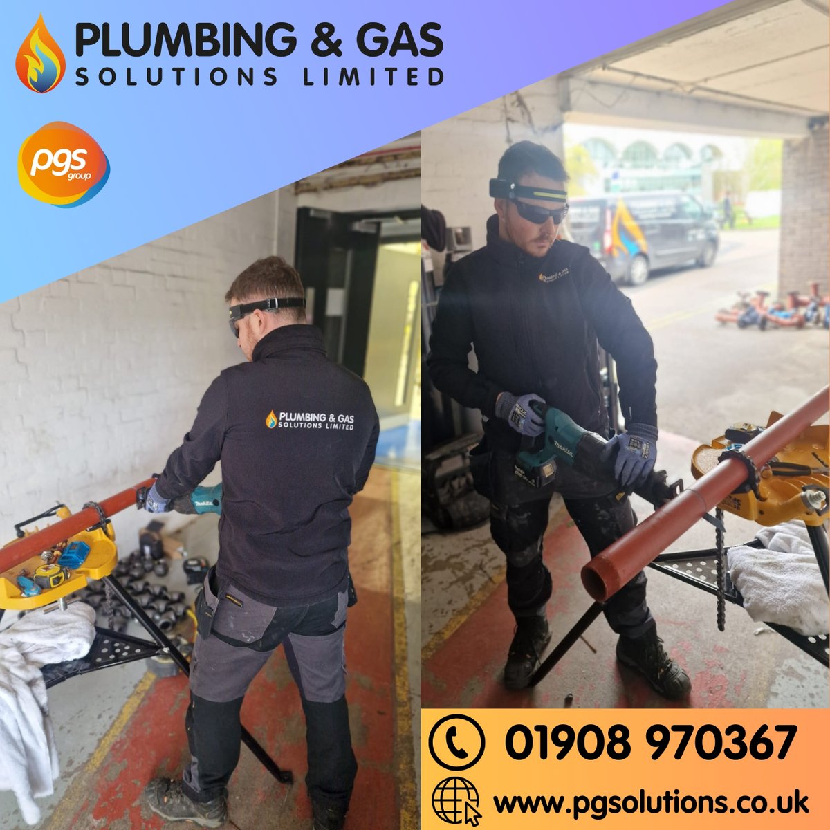 At PGS, we have expertise in working with various materials and can adapt to meet the specific needs of your project. We support our clients with a wide variety of works, and will complete the work safely and efficiently. For all your plumbing needs, call PGS. 01908 970367 📞