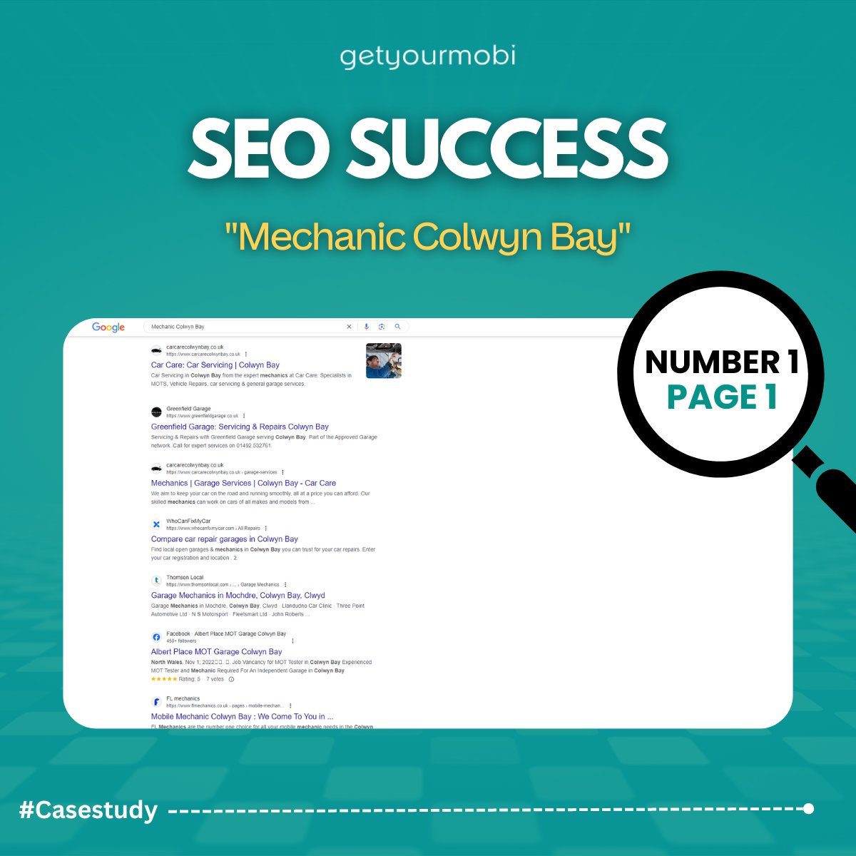 GetYourMobiSite's tweet photo. SEO SUCCESS!

Today we are celebrating some of the fantastic organic Google results we have achieved for our client, Car Care! 🚗

Well done to our team for achieving Page 1 results for the whole of North Wales and Colwyn Bay!

Contact us today on 01524 63087. ☎️

#seo #google https://t.co/LqHRBE7TTJ