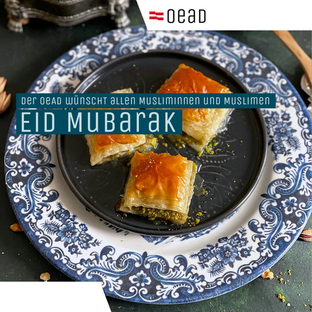 Der OeAD wünscht allen Musliminnen und Muslimen Eid Mubarak und Bajram mubarek olsun! #Friede #Frohsinn #Gesundheit #Ramadan #eidmubarak #bayram #bayram2024