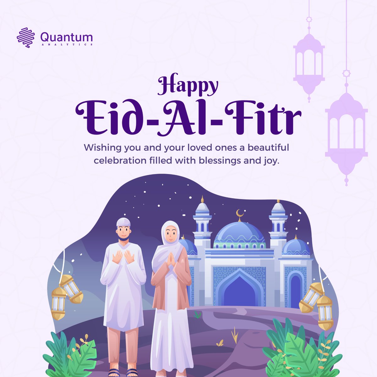 quantumanalyst's tweet image. The culmination of the month of Ramadan, is a special time for our Muslim families around the world.  

We wish everyone a blessed celebration, filled with peace, joy, and gratitude.  

Happy Eid-el-Fitr

#Eidmubarak2024 #quantumanalytics
