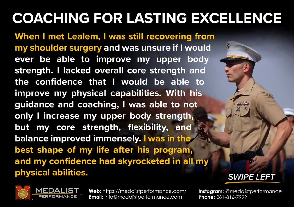 lealem's tweet photo. I'm always grateful to be part of such incredible people's journey. Swipe left to read his full story.
#tactical #usmc #ocs #peakperformance #mondaymotivation #motivationalmondays #excellence #elite #warfighter #medalistperformance #thankyouforyourservice https://t.co/SCPiDvhLde