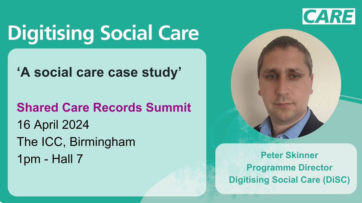 Are you attending the #SharedCareRecord Summit?

On day one, our Programme Director, Peter Skinner, will be talking about work underway to ensure a better flow of data between #Health and #SocialCare systems 🔧

View more event info 👇
yhcr.org/shared-care-re…

@YHCareRecord