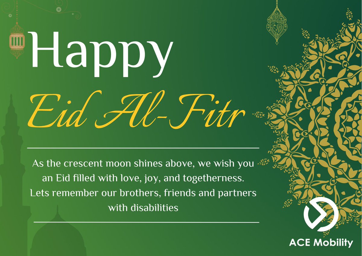 We wish to extend warm Eid wishes to all. As a provider of accessible transport options, We ensure that persons with disabilities can join in the celebrations seamlessly by ensuring everyone can travel comfortably and independently to share love and joy with their loved ones.