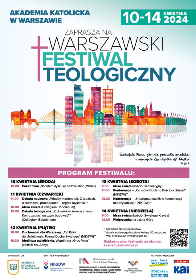 Już dziś rozpoczyna się II Warszawski Festiwal Teologiczny. Szczegółowy program 👉 archwwa.pl/aktualnosci/ii…