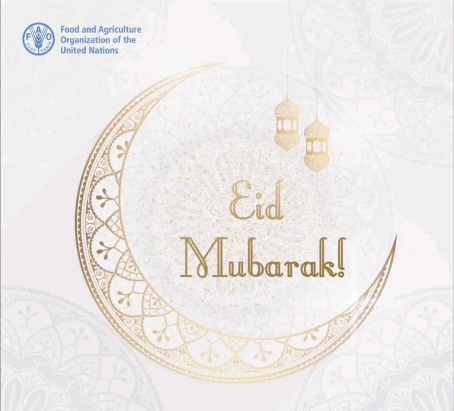 #EidAlFitr marks the end of Ramadan, a month of reflection, spirituality, and compassion. It's a time for celebration, gratitude, and togetherness. On the occasion of #EidAlFitr, FAO family in #Somalia wishes all those celebrating a happy and blessed Eid #EidMubarak