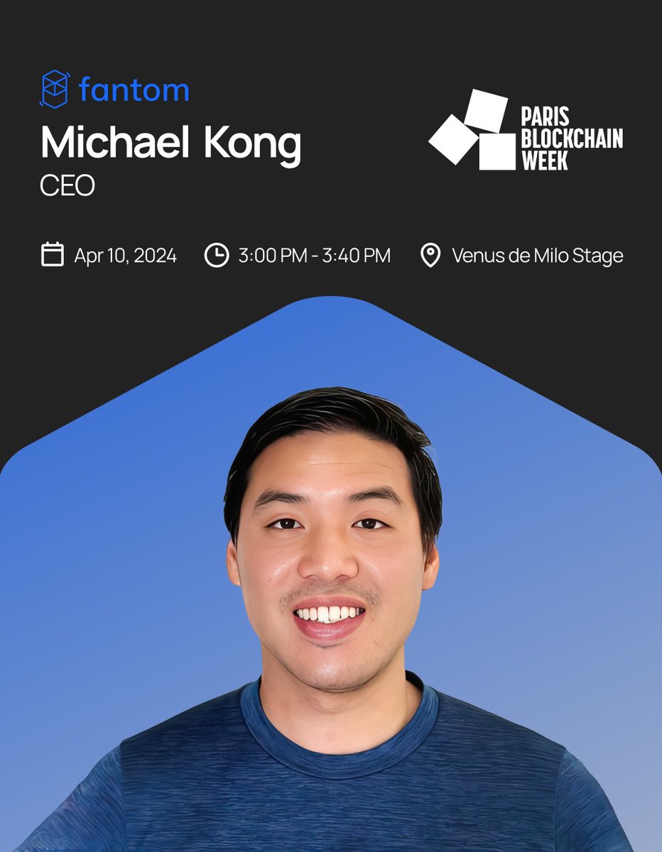 We're excited to attend @ParisBlockWeek 🎉 Catch our CEO @MichaelFKong on a panel at the Venus de Milo Stage today from 3:00–3:40 PM CET, exploring high-speed blockchain and AI use cases 👀