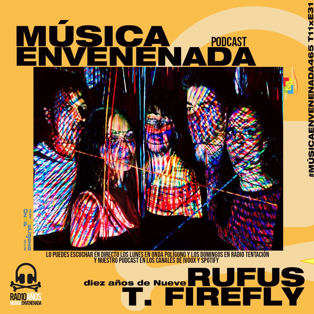 Este otoño se cumplen 10 años de Nueve de @_RufusTFirefly_. Y por eso, en @musicenvenenada hicimos una charla en torno a él. Pero la verdad solo era una excusa para pedir/reclamar/rezar una, aunque sea mini, gira por el aniversario de semejante disco. RT y like si tú también.