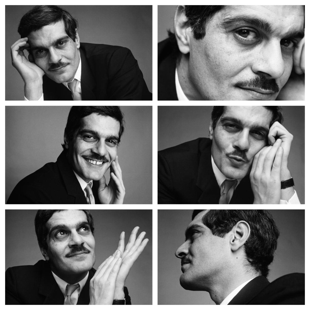 Une pensée pour Omar Sharif, né Michel Chalhoub un 10 avril. (Photos prises par David Montgomery en février 1967, quelques mois avant le tournage de « Funny Girl » ). #BOTD #OmarSharif