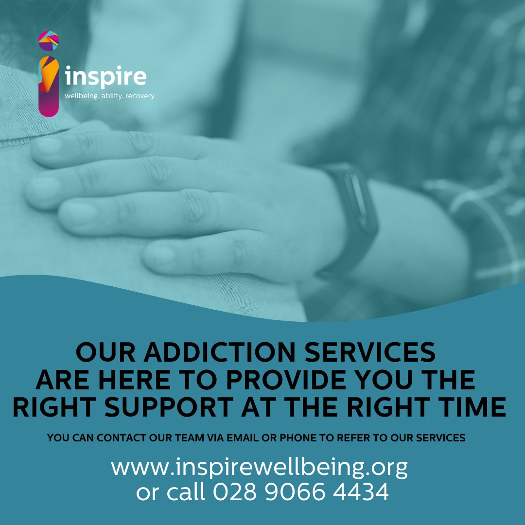 'Acceptance and support from a collection of people who find themselves walking down a similar path.' Our services are here to help you or someone you know get the right support they need. Get in touch today: ☎️ 028 90 664 434 📩 addictionenquiries@inspirewellbeing.org