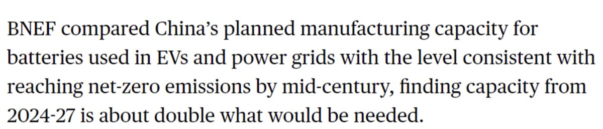 It's not Chinese overcapacity, it's pathetic comittment to decarbonization everywhere else. China really called our bluff on the green transition. They produce several times more than we can absorb while deploying more green infrastructure than most of the world.
