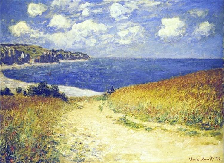 Alley near Pourville, 1882 - Claude Monet 🇫🇷