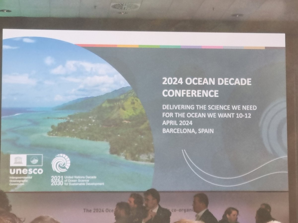 And now we start #OceanDecade24! Looking forward to an inspiring three days of plenaries, discussions, side events, poster sessions and more! #MarSocSci #TeamMarSocSci