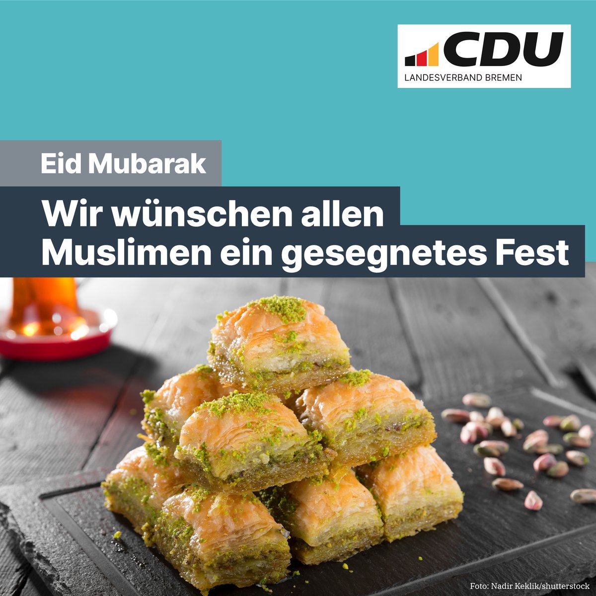 🌙🕌 Eid Mubarak an unsere muslimischen Mitbürger! 🎉Möge dieses Zuckerfest eine Zeit der Freude, des Friedens und der Gemeinschaft sein. #EidMubarak #Zuckerfest #Gemeinschaft'