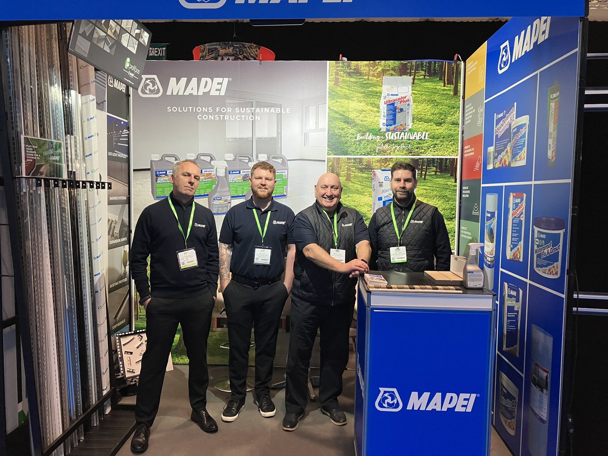 Welcome to Day 1 of the @NationalMerch #trade #exhibition at the #CBSArena in #Coventry. Team #Mapei & @profilpasuk will be on Stand 125 with product & #technical support over the next two days. 
 
#construction #ConcreteRepair #tiling #BuildersMerchant #trims #interiors #NMBS