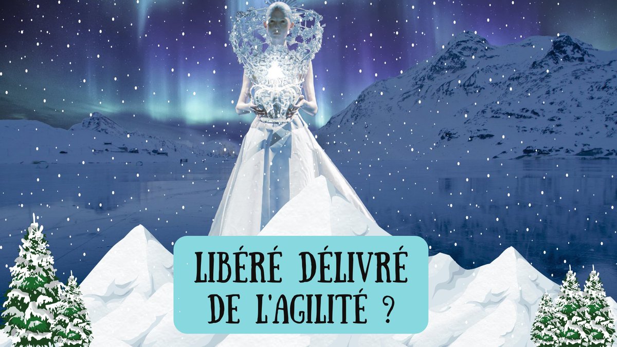 En attendant de vous partager le thème de l'édition 2024, nous vous proposons une série d'illustrations avec les thèmes auxquels vous avez échappé cette année. Numéro 2/9 'Libéré délivré de l'agilité ?' ❄ Un avis ? N'hésitez pas à nous laisser un commentaire 🖋