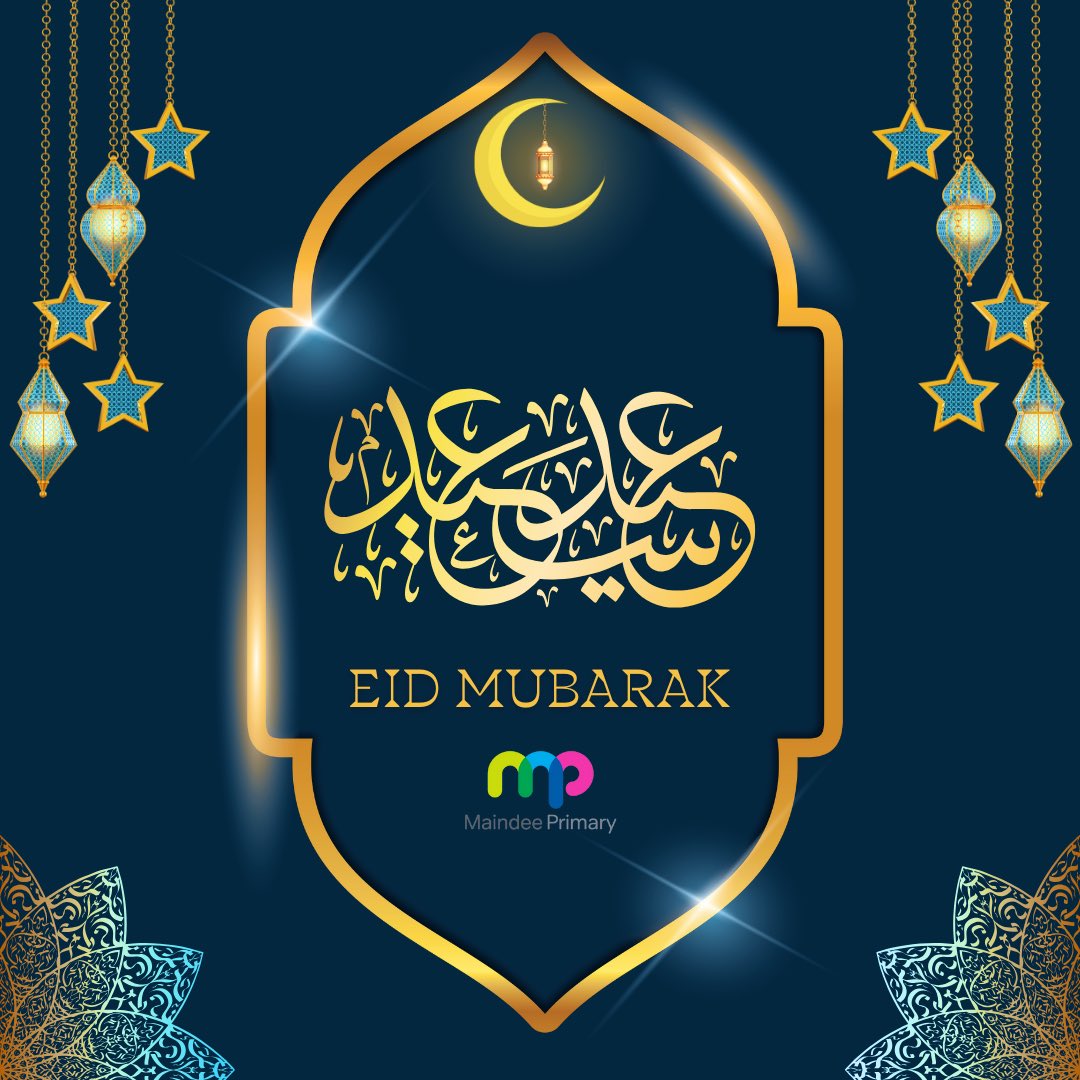 Eid Mubarak! ☪️ From everyone at Maindee, we wish you all a blessed Eid filled with love, happiness and togetherness! 🩵 May this special occasion bring joy, peace and prosperity to you and your loved ones! 💫