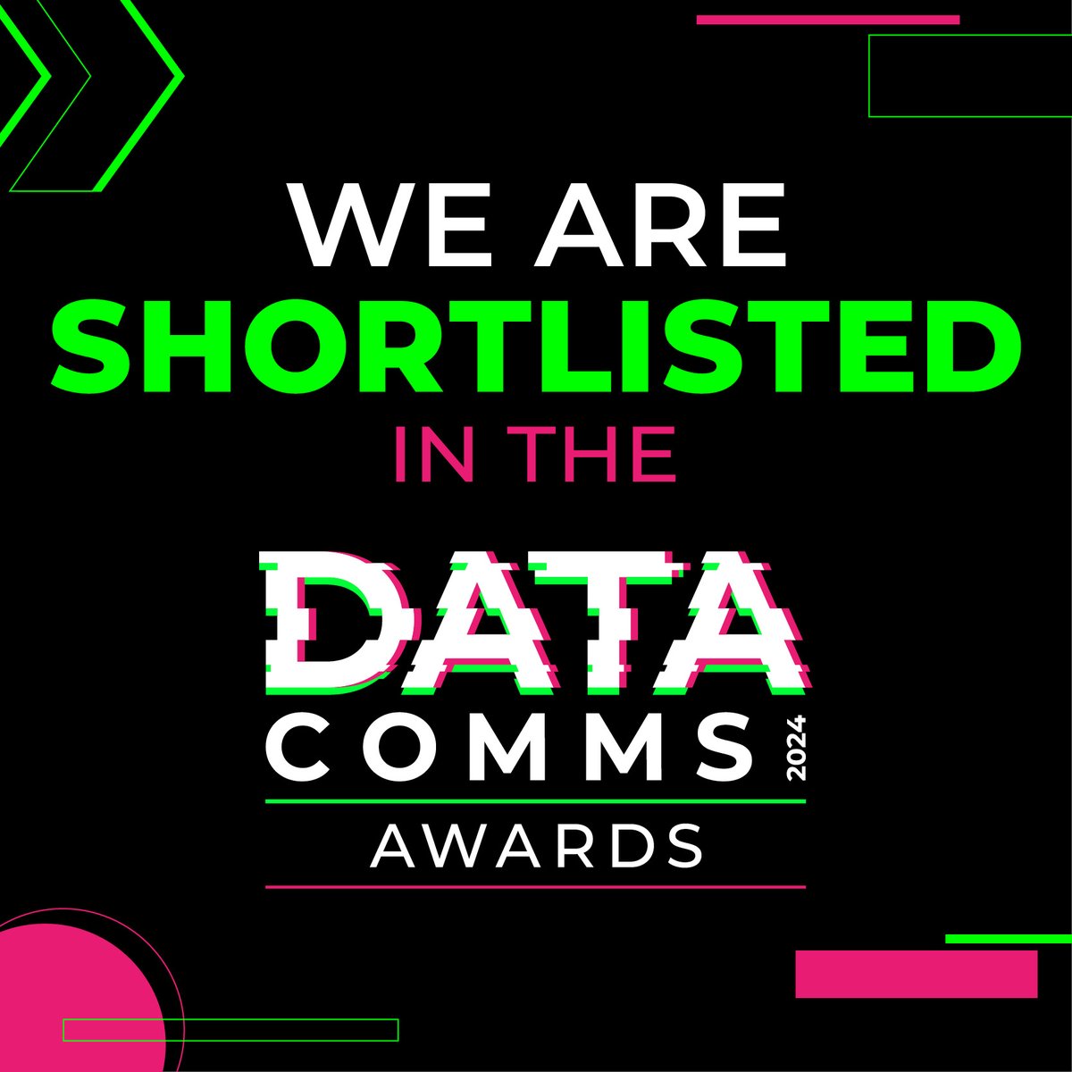 We are thrilled to reveal that our work with @DP_World & @SmartEnergyGB is shortlisted for the #DataComms Awards 2024.
We look forward to the Awards ceremony in London, 5 June hosted by @Comms_Events for all the winner reveals!