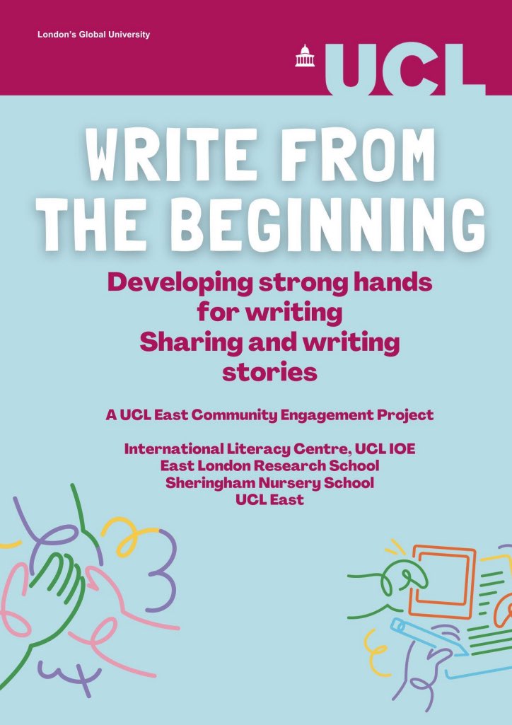 Lots of exciting things happening in the @ILC_IOE this term! First up an engagement project on writing with @SheringhamNurs1 @elresearchsch  funded by @UCLEastEngage with @sineadjhar @DoctorChungie @IsiCastilloR @Flissej @IOE_London #weareIOE