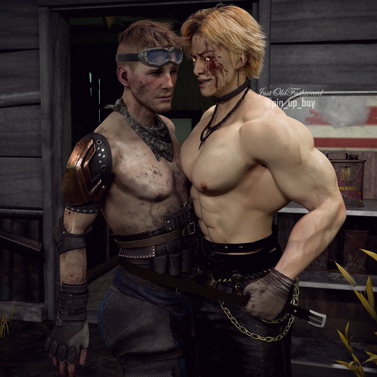 pin_up_boy's tweet photo. Belts...
#DeadbyDaylight #DbD #AllKill #TheTrickster #JiWoonHak #DescendBeyond #FelixRichter https://t.co/TV3H4ftyMn