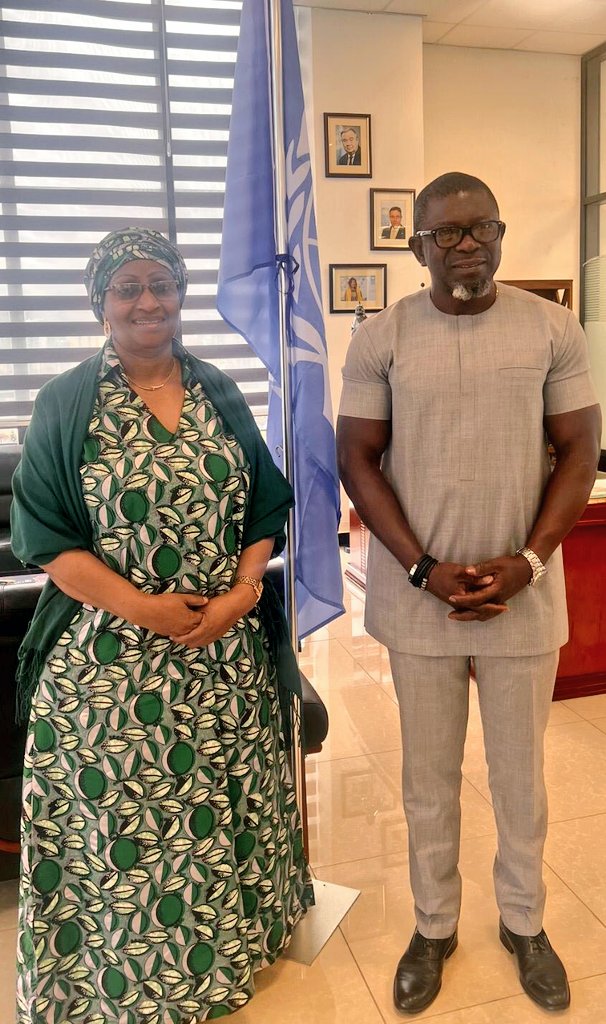 It was my absolute delight to meet with Mr. Matthias Naab @mznaab, Director UNDP Regional Service Centre for Africa @UNDPAfrica where we agreed on areas of potential cooperation to deepen our work covering the migration, mobility & development nexus.