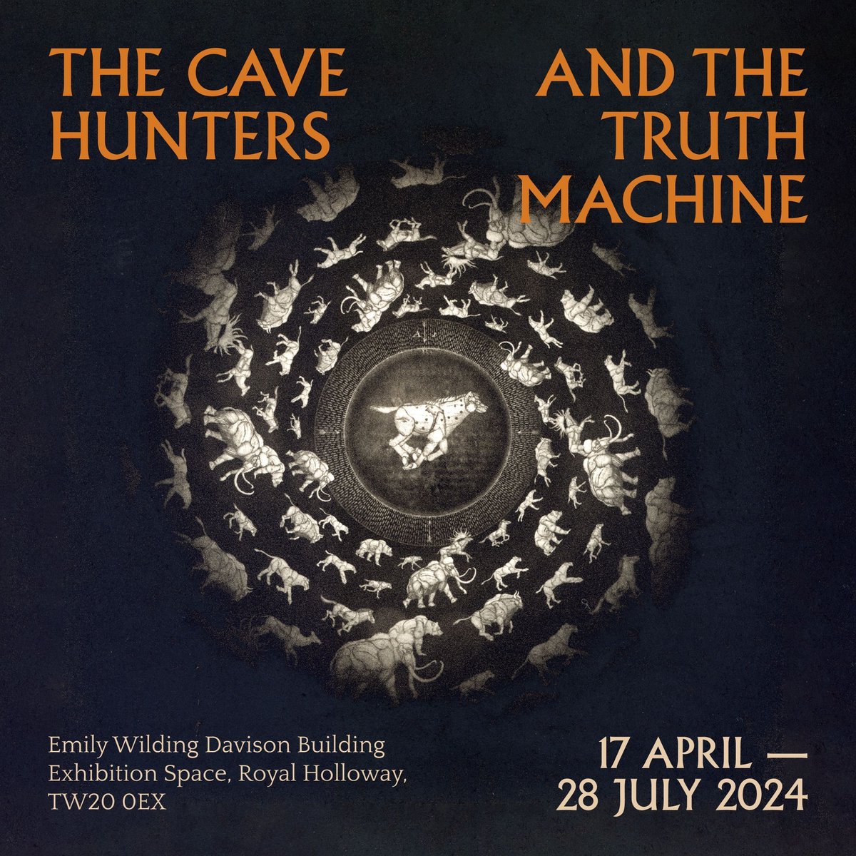 We are delighted to introduce the upcoming exhibition Cave Hunters and the Truth Machine @RoyalHolloway! Open 17 April - 28 July 2024. 10am-6pm, every day Davison Exhibition Space Find out how to visit: buff.ly/43YYl3u