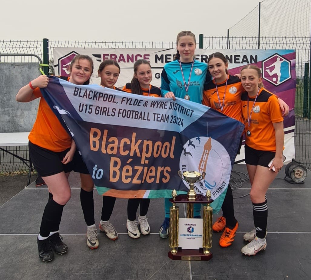 HodgsonAcademy's tweet photo. We wanted to share the amazing achievements of some of our Year 9 &amp; 10 girls;
Matilda, Cydney, Betsie, Poppy, Cerys, Emily.
Their team played in the France Mediterranean Cup in Beziers over the weekend. They ended up winning the whole tournament.
Well done girls! https://t.co/hrNUPqVwsx