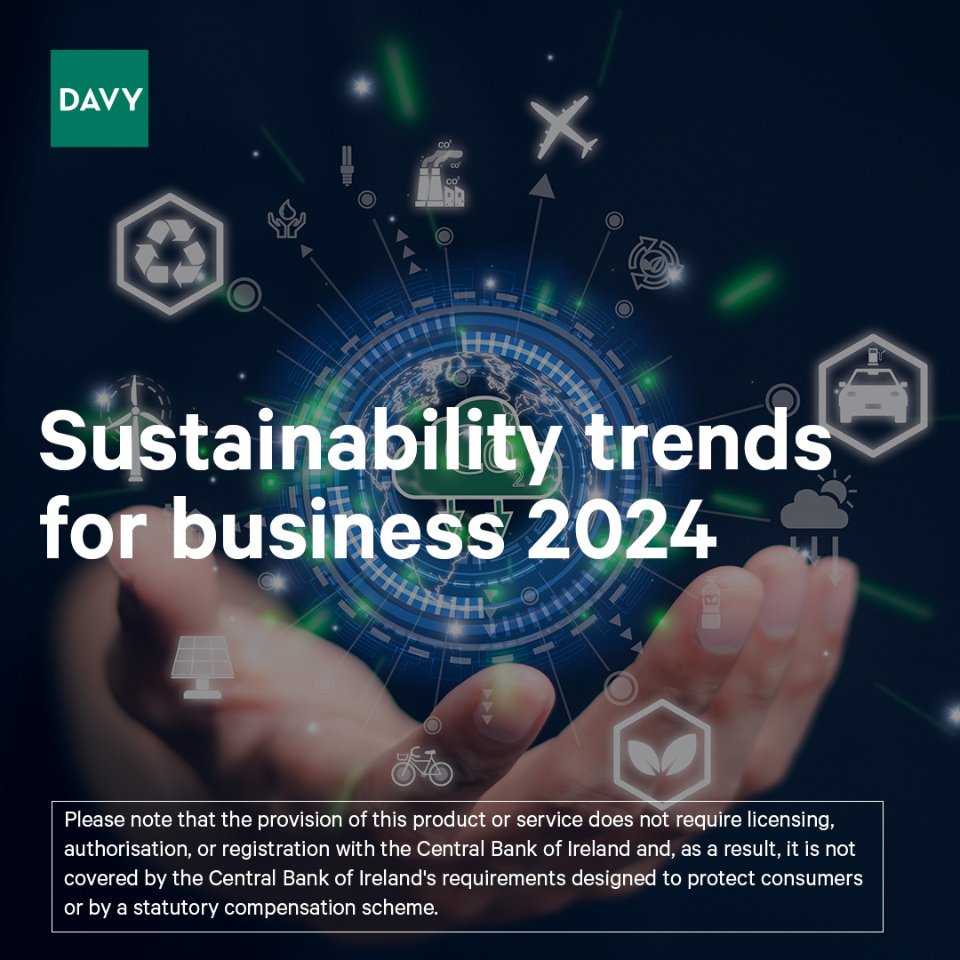 This year, many elements will influence corporate priorities on climate change as well as wider sustainability goals for businesses and their capital providers. Read more in Davy Horizons latest insight davy.ie/market-and-ins… #insights #sustainability