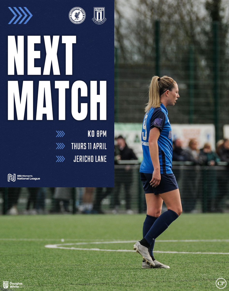 Thursday night under the lights at Jericho!!🔦 🕒 8PM 🆚 @scfc_women 🏠 Jericho Lane 🎟 U16s = Free 🎟 Adults = £5 🎟 Concessions = £3 🅿️ Onsite Parking Available 🛍️ Merchandise Available 🌭☕️ Refreshments Available #FedArmy @FAWNL