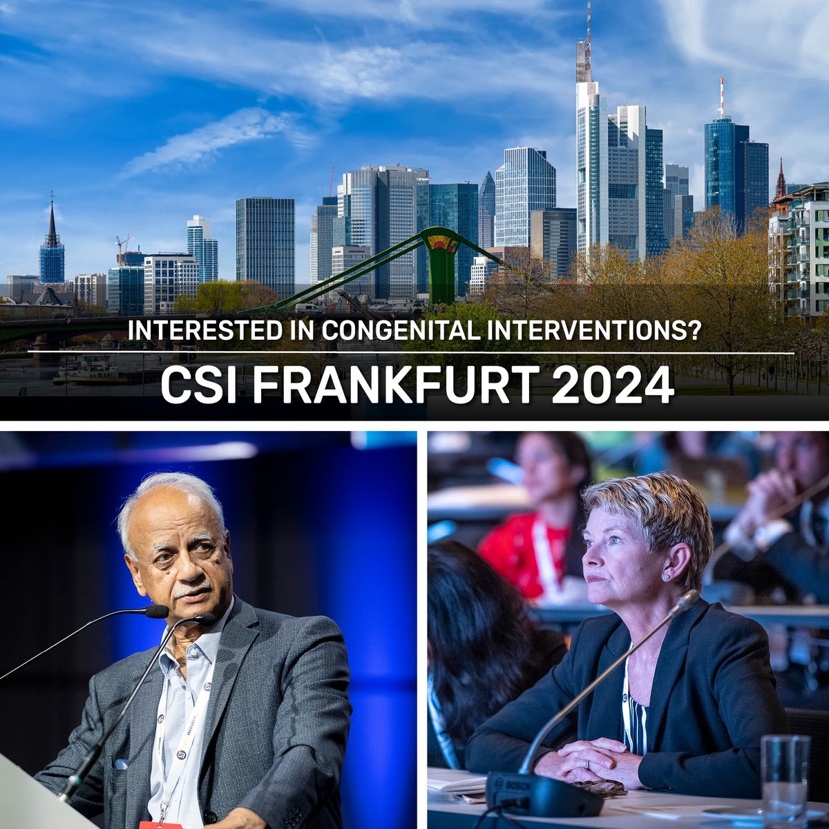 Are you interested in congenital heart disease interventions? We've got you covered at #CSIFrankfurt2024! Join our engaging program with key opinion leaders in the field. Save your seat: lnkd.in/ghHe6sSQ Explore the program: lnkd.in/efBv5BsQ #CSI #congenital