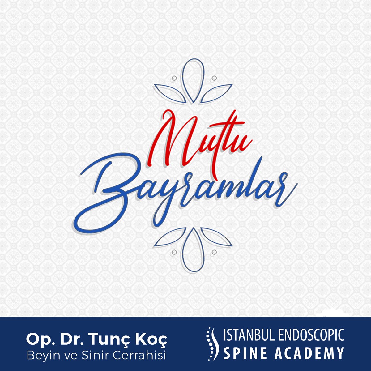 TuncKoc's tweet photo. Mutlu, umutlu, huzurlu bir bayram olması dileğiyle bayramınızı kutlarız.
Op. Dr. Tunç Koç https://t.co/ov49GELUUz