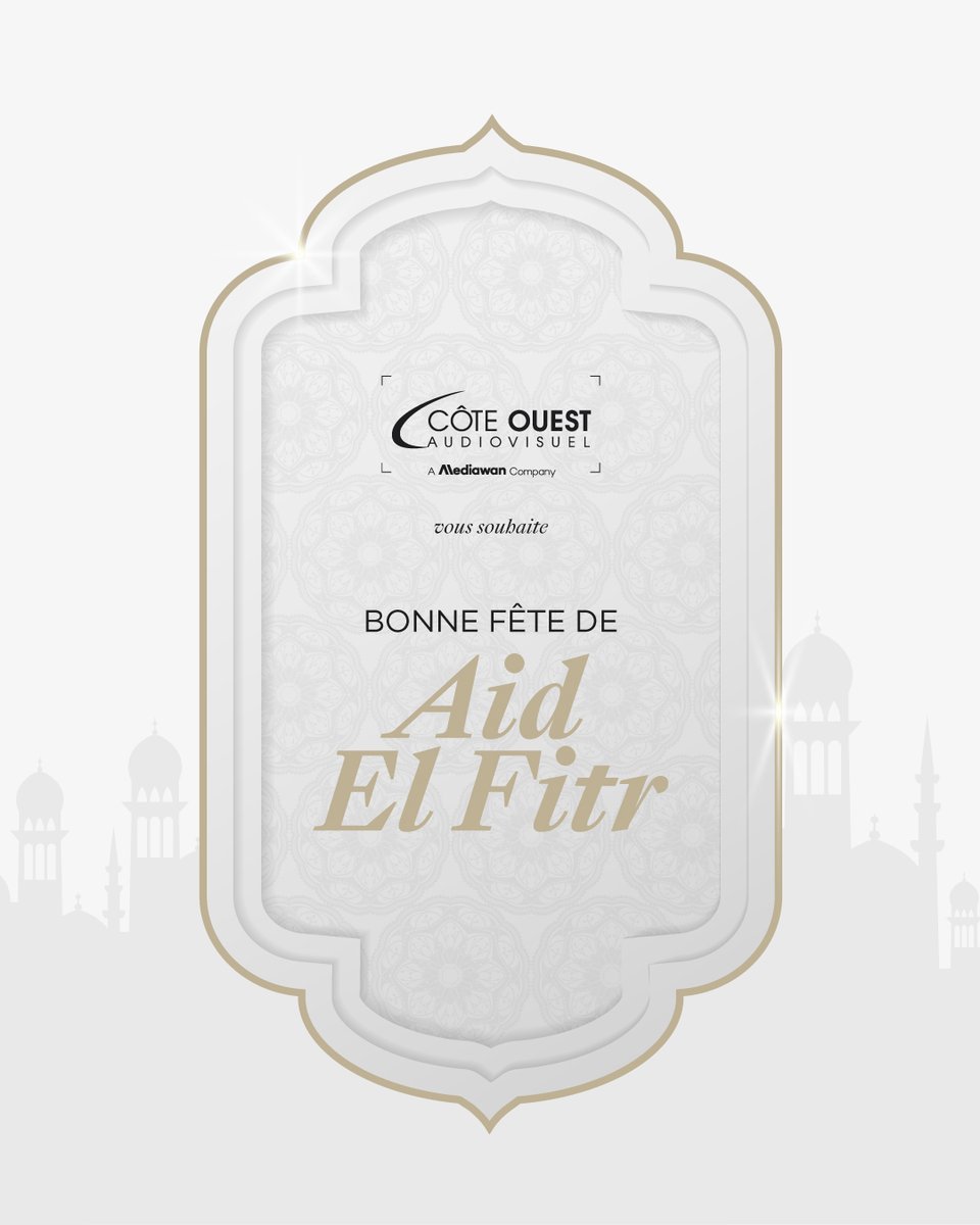 Bonne fête de Ramadan à toute la communauté musulmane.
 
#AïdelFitr #Moubarak #Fête #Ramadan #Paix #Bonheur #Partage #CôteOuestAudiovisuel #Côteouest